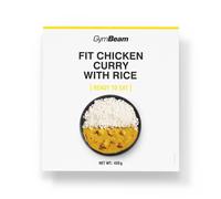 GymBeam FIT Curry de poulet prêt à manger avec du riz - . 420 g