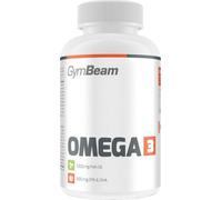 GymBeam Gélules Oméga 3 - 2000 mg par dose journalière, fortement dosé avec 18% EPA et 12% DHA, comprimés d'huile de poisson oméga 3 enrichis en vitamine E, soutiennent le système immunitaire et le sy