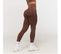 GymBeam Leggings de sport "Fierce" sans coutures, couleur marron - . S