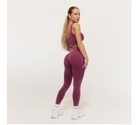 GymBeam Leggings de sport sans couture pour femmes, couleur prune - . XL