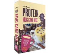 GymBeam Protein Mug Cake Mix 500 g Vanille avec morceaux de myrtilles