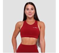 GymBeam Soutien-gorge de sport Ignite, couleur rouge foncé - . M