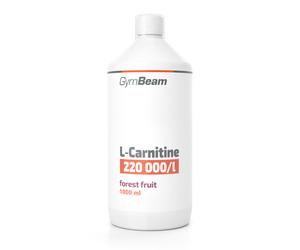 GymBeam Spaľovač tukov L-Karnitín 1000 ml fruit de la forêt