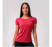 GymBeam T-shirt basique femme, couleur rouge vintage - . L