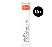 GymBeam Vitamine C 1000 mg, effervescente - . 14 x 20 tab black currant