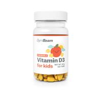 GymBeam Vitamine D3 à croquer pour enfants, 400 UI - . 120 tab orange