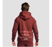 GymBeam Zone Zip Up Hoodie Cherrywood XL