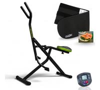 GYMFORM Ab Booster Plus + Sauna Slimmer Machine de Musculation Équipement d'entraînement complet Exercice aérobie Multifonctionnel et tonifiant Ordinateur + Ceinture Réducteur Effet Sauna