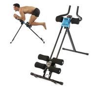 GYMFORM Appareil de Musculation AB Generator, Appareil de fitness + Cardio, 5 niveaux, Tonification des abdominaux, jambes, bras, un équipement complet et fonctionnel (Avec Ordinateur)