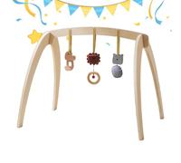 Gymnase bébé éducatifs en bois pliables | Gym sensoriel pour bébés de développement | Pour bébés et Utilisation intérieure et extérieure à la maison et en voyage