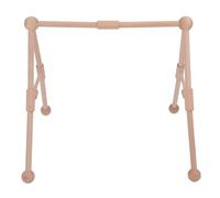 Gymnase de Bébé en Bois Portable, Jouets Hungs Augmente le Plaisir Interactif du Bébé, Cadre d'Exercice Polyvalent pour Promouvoir le Développement de Moteurs pour Bébé, la Maison