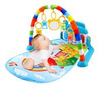 Gymnases et tapis de jeu pour tout-petits, tapis de 5 en 1 avec jouets colorés et musique, de antidérapant pour tout-petits, sur le ventre pour les nouveau-nés de 3 à 6 à 12 mois, ex