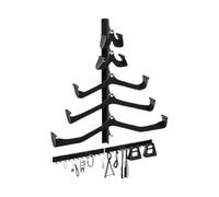 Gymnasium Hanger - Equipment Bracket for Tidying | Carbon Steel with Powder Coating, Handcrafted Metal Mounting Tool, Fitness Storage Accessories for Basements, Sheds, Studios and Training Rooms