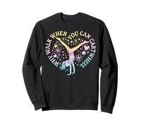 Gymnast Why Walk You Can Cart Roue drôle Filles Enfants Femmes Sweatshirt