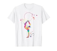Gymnaste avec cerceau pour filles et enfants Gymnastique rythmique T-Shirt