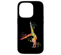 Gymnaste avec Sol pour Filles et Enfants Gymnastique Rythmique Coque pour iPhone 14 Pro