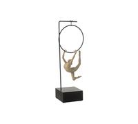 Gymnaste Cerceau sur Socle "Alpha" 48cm Beige & Noir