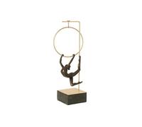 Gymnaste Cerceau sur Socle "Alpha" 48cm Doré & Noir