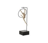 Gymnaste Cerceau sur Socle "Beta" 48cm Beige & Noir
