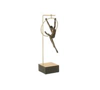 Gymnaste Cerceau sur Socle "Beta" 48cm Doré & Noir