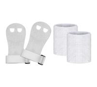 Gymnastics Grips, 2 paires de bracelets de gymnastique pour les enfants, les poignées respirantes qui vont la sueur pour la protection des palmiers et le soutien au poignet, les accessoires d'entr
