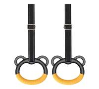 Gymnastics Rings for Children - Trapeze Pull-Up Rings with Straps | Gymnastics Rîngs Kids Indoor | Strength Training Rîngs | Home Kids Gymnastic Ring Pull UpRing for Children Stretching Exercise