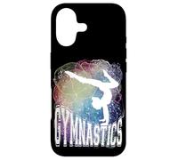 Gymnastique Aquarelle Gymnaste Handstand Rainbow Coque pour iPhone 17