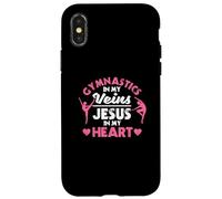 Gymnastique dans Mes veines Jésus dans Mon cœur Gymnaste chrétien Coque pour iPhone X/XS