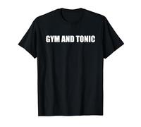 Gymnastique et Tonique T-Shirt, Homme, Noir, XL