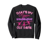 Gymnastique Grandma Thats My Granddaughter Out There Sweatshirt
