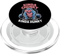 Gymnastique Kinda Chunky Kind Hunky Funny Powerlifting PopSockets PopGrip pour MagSafe