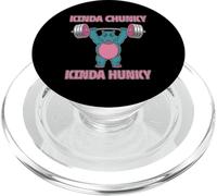 Gymnastique Kinda Chunky Kind Hunky Funny Powerlifting PopSockets PopGrip pour MagSafe