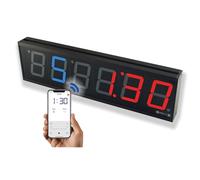 GymNext Flex Timer - Fitness Minuteur Horloge Numérique - Gym Edition - Contrôle par application mobile via Bluetooth