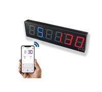 GymNext Flex Timer - Fitness Minuteur Horloge Numérique - Home Edition - Contrôle par Application Mobile Via Bluetooth