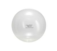 GYMNIC Opti Ball Ballon Gonflable Transparent Ø 95 cm, pour la physiothérapie et la rééducation, idéal pour Les Exercices posturaux, Le Pilates et Les activités motrices avec contrôle visuel