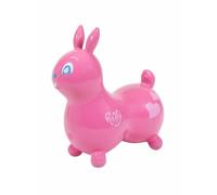 Gymnic Raffy Rose Lapin Sauteur Gonflable pour Enfants de 3 Ans et Plus, est Un Jouet à chevaucher idéal pour Sauter, se Balancer et s'amuser, favorise Le développement de l'équilibre