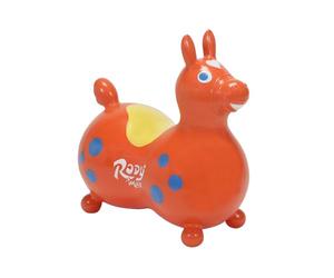 Gymnic Rody Max Cheval à Bascule Gonflable pour Enfants de 5 Ans et Plus, Jouet à chevaucher idéal pour Sauter, se Balancer et s'amuser en Toute sécurité, favorise Le développement de l'équilibre