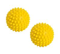 Gymnic Sensyball jaune gonflable pour massage, réflexologie et gymnastique douce, avec reliefs tactiles pour la stimulation et la relaxation musculaire