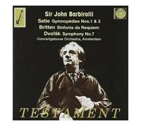 Gymnopédies Numéro 1 et Numéro 3 - Sinfonia Da Requiem, Opus 20 / Symphonie Numéro 7 CD