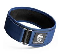 Gymreapers Ceinture d'haltérophilie à Fermeture Rapide pour Bodybuilding, Powerlifting, Cross Training - néoprène 4 Pouces avec Boucle métal (Marine, X-Large)