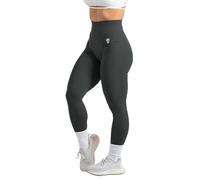 Gymreapers Infinity Legging d'entraînement sans Couture pour Femme Taille Haute sans Couture pour Exercice, Course à Pied, Yoga Actif, Gris Plat, Taille L