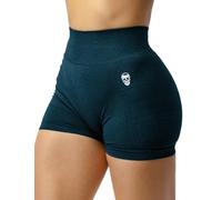 Gymreapers Infinity Short d'entraînement sans couture taille haute pour femme athlétique, gym, course à pied, pilates, yoga, sport, Atlantis, Taille S