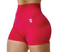 Gymreapers Infinity Short d'entraînement sans Couture Taille Haute pour Femme athlétique, Gym, Course à Pied, Pilates, Yoga, Sport, Miami Pink, Taille M