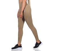 GYMSHARK Energy Seamless Legging pour femme, marron clair, XS