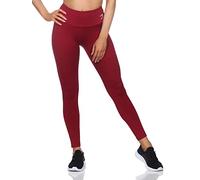GYMSHARK Legging d'entraînement pour femme, bordeaux, XS