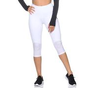 GYMSHARK Pulse Cropped Legging pour femme, Blanc., M