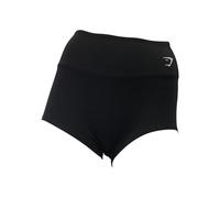 GYMSHARK Short d'entraînement court pour femme, noir, Noir , S