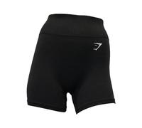 GYMSHARK Vital Marl Short sans couture pour femme, Noir , S