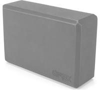 Gymtek Bloc de yoga pour Pilates et débutants, bloc de yoga en mousse EVA, blocs de haute qualité, accessoires de fitness pour gymnastique, yoga et méditation, gris