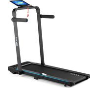 Gymtek® Home Treadmill, Walking Pad, Treadmill - jusqu'à 120 kg, 12 km/h - pliable - ordinateur d'entraînement - écran LCD - Fitness, Home Gym
